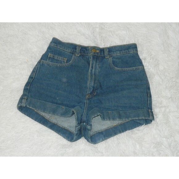 American Apparel Shorts Jean High Rise‎ Medium Wash Denim Shorts Size 27 - Picture 6 of 10